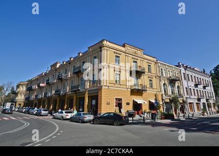 Tiflis: Giorgi Antoneli Straße. Republik Georgien Stockfoto