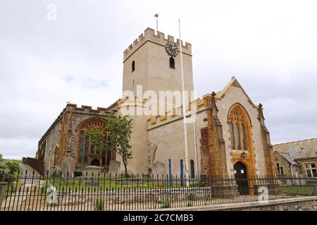 St. Michael the Archangel Parish Church, Church Street, Lyme Regis, Dorset, England, Großbritannien, Großbritannien, Großbritannien, Großbritannien, Europa Stockfoto