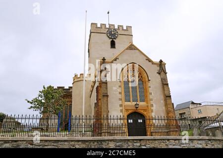 St. Michael the Archangel Parish Church, Church Street, Lyme Regis, Dorset, England, Großbritannien, Großbritannien, Großbritannien, Großbritannien, Europa Stockfoto