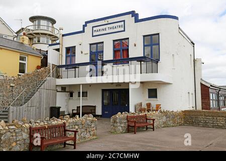 Marine Theatre, Church Street, Lyme Regis, Dorset, England, Großbritannien, Großbritannien, Großbritannien, Großbritannien, Europa Stockfoto