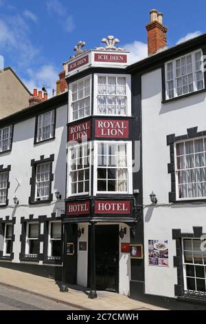 Royal Lion Hotel, Broad Street, Lyme Regis, Dorset, England, Großbritannien, Großbritannien, Großbritannien, Europa Stockfoto