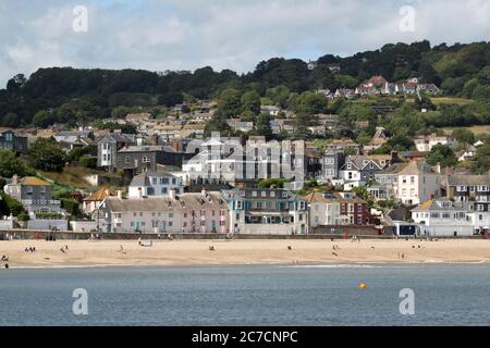 Lyme Regis Seafront von Cobb, Dorset, England, Großbritannien, Großbritannien, Großbritannien, Europa Stockfoto