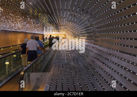 Multiversum, LED-Installation, Leo Villareal, 2008, zwischen Ost und West Builldings, National Gallery, Washington DC, USA, Nordamerika Stockfoto