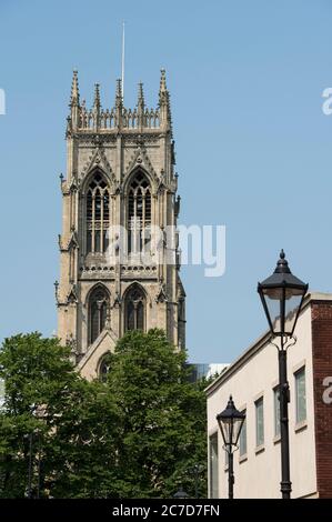 St. George's Minster in der Stadt Doncaster, Yorkshire, England. Stockfoto