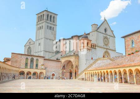 Assisi, Umbrien, Italien, Europa Stockfoto