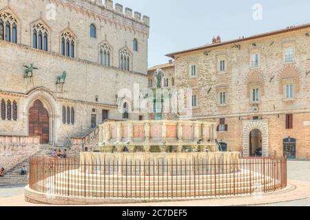 Perugia, Umbrien, Italien, Europa Stockfoto