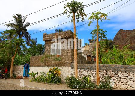 Cha D'Igreja in Santo Antao, Kap Verde Stockfoto