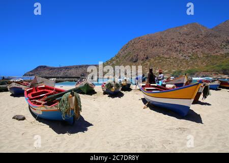 Tarrafal, Insel Santiago, Kap Verde Stockfoto