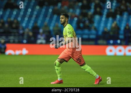 4. März 2020, Hillsborough, Sheffield, England; Emirates FA Cup FA Cup 5. Runde, Sheffield Mittwoch gegen Manchester City : Riyad Mahrez (26) von Manchester City während des Spiels Stockfoto