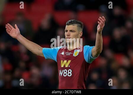 1. März 2020, Wembley Stadium, London, England; Carabao Cup Final, Aston Villa gegen Manchester City : Frederic Guilbert (24) von Aston Villa während des Spiels Stockfoto