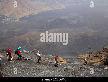 Beeindruckender Pico do Fogo, Kap Verde Stockfoto