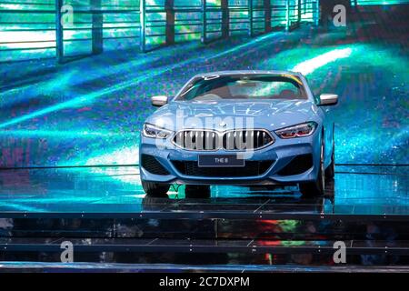 Nonthaburi-Thailand 28 NOV 2018: BMW THE 8 zeigt auf der 35. Thailand International Motor Expo 2018 vom 28. NOV - 10. DEZ 2018 Stockfoto