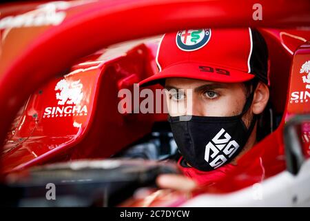 Hungaroring, Budapest, Ungarn. Juli 2020. F1 Grand Prix von Ungarn, Fahrer Ankunft und Streckenbesichtigung Tag; 99 Antonio Giovinazzi ITA, Alfa Romeo Racing ORLEN Credit: Action Plus Sports/Alamy Live News Stockfoto