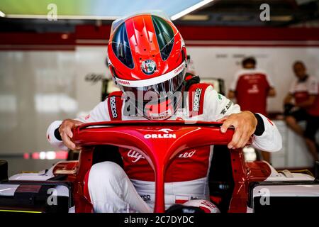 Hungaroring, Budapest, Ungarn. Juli 2020. F1 Grand Prix von Ungarn, Fahrer Ankunft und Streckenbesichtigung Tag; 88 Robert Kubica POL, Alfa Romeo Racing ORLEN Credit: Action Plus Sports/Alamy Live News Stockfoto