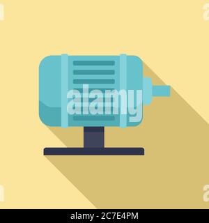 Symbol für Elektromotor. Flache Abbildung des Elektromotor Vektor-Symbol für Web-Design Stock Vektor