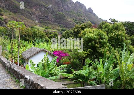 Malerisches Vale de Paul auf der Insel Santo Antao, Kap Verde Stockfoto