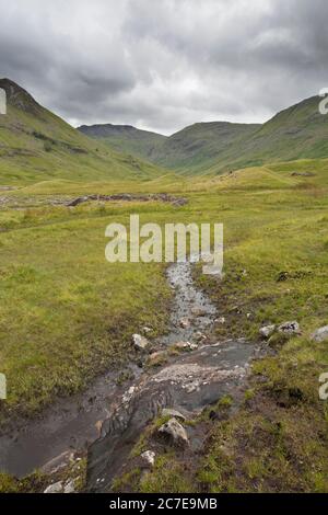 Das Langstrath Valley im englischen Seengebiet Stockfoto