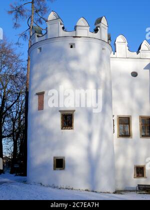 Burg Strazky, Spišská Belá, Szepesbéla, Nagyőri kastély, Zipser Bela, Kreis Kežmarok in der Region Prešov, Slowakei, Europa Stockfoto