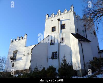 Burg Strazky, Spišská Belá, Szepesbéla, Nagyőri kastély, Zipser Bela, Kreis Kežmarok in der Region Prešov, Slowakei, Europa Stockfoto