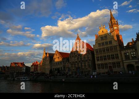 Wunderschönes Brügge in Belgien Stockfoto