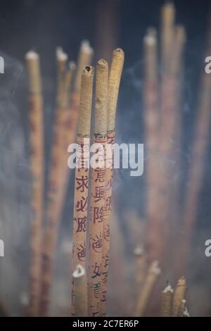 Chinesische Räucherstäbchen Stockfoto