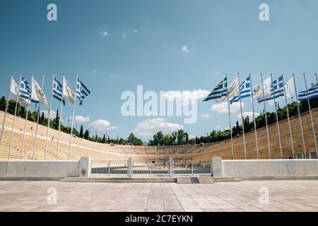 Olympia-Stadion in Athen, Griechenland Stockfoto