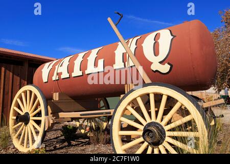 Wagen, Vail Hauptsitz Heritage Park, Temecula, Kalifornien, USA Stockfoto