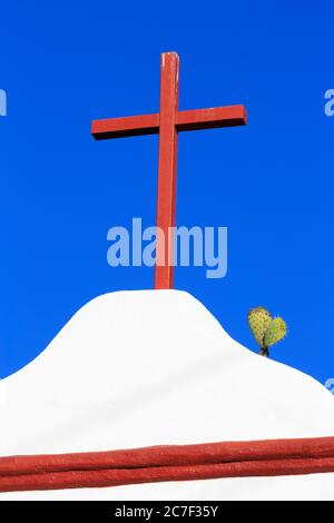 Bell Tower, San Antonio de Pala Mission, Pala Indian Reservation, San Diego County, Kalifornien, USA Stockfoto