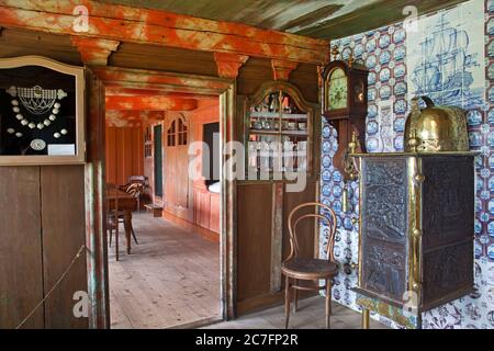 Deutschland, Schleswig-Holstein, Museum am Ketelswerf, Hallig Langeness, Deutsch ist. Stockfoto