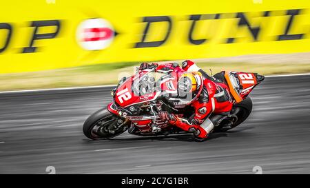 Oschersleben, 09. Juni 2019: Yamaha YZF-R1 von LCR ENDURANCE tritt in Oschersleben an der FIM EWC Endurance World Championship an Stockfoto