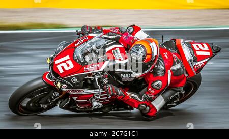 Oschersleben, 09. Juni 2019: Yamaha YZF-R1 von LCR ENDURANCE tritt gegen die FIM EWC Endurance World Championship an Stockfoto