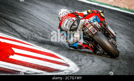 Oschersleben, 09. Juni 2019: Rennmotorrad tritt in der Motorsport Arena in Oschersleben zur FIM Endurance Weltmeisterschaft an Stockfoto