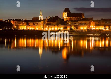 Anzeigen von Torun. Polen Stockfoto