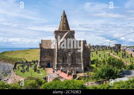 St Monans Pfarrkirche in St. Monans im East Neuk von Fife, Schottland, Großbritannien Stockfoto