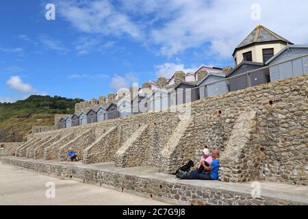 Charmouth, in der Nähe von Lyme Regis, Dorset, England, Großbritannien, Großbritannien, Großbritannien, Großbritannien, Europa Stockfoto