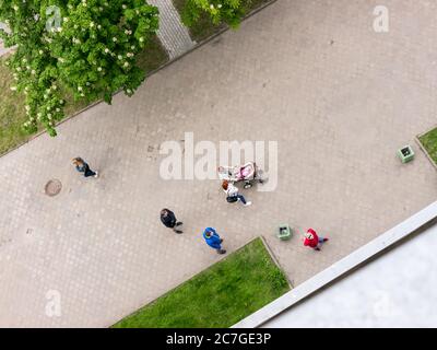 Die Architektur Hintergründe und Objekte. Konstruktivistischer Stil. Stockfoto