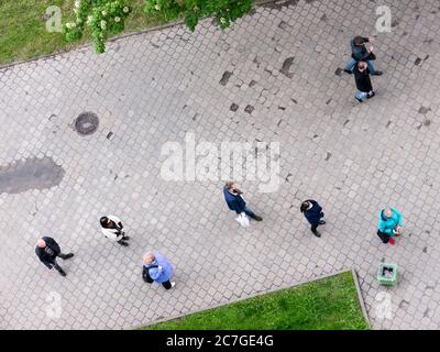 Die Architektur Hintergründe und Objekte. Konstruktivistischer Stil. Stockfoto