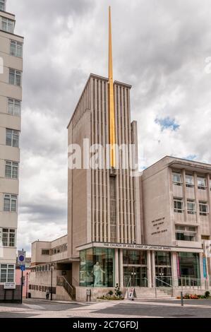 Die Kirche jesu Christi der Heiligen der Letzten Tage in der Ausstellungsstraße, London. Stockfoto