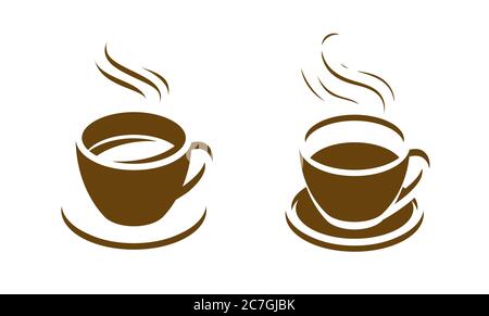 Symbol für Tasse Kaffee. Café, Getränke, Essen Konzept Stock Vektor