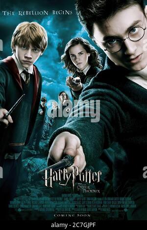 Harry Potter und der Orden des Phönix - Filmposter Stockfoto