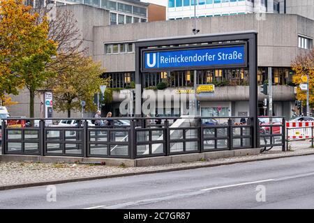 Reinickendorfer Straße UBahn UBahnBahnhofEingang auf der Linie U6 in