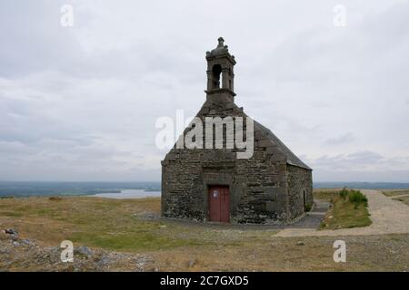 Kapelle von Saint Michel de Braspart in Bretagne Frankreich Stockfoto