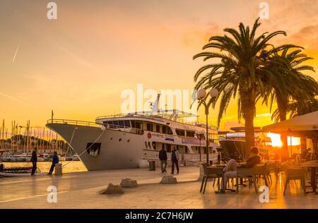 Trogir, Kroatien, Europa Stockfoto