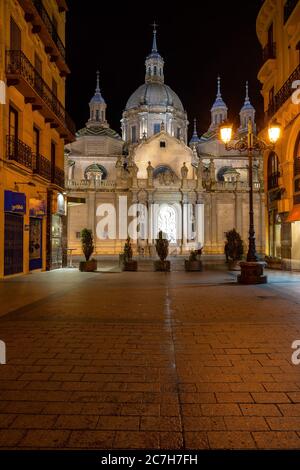 Europa, Spanien, Aragon, Zaragoza, Catedral-Basílica de Nuestra Señora del Pilar Stockfoto