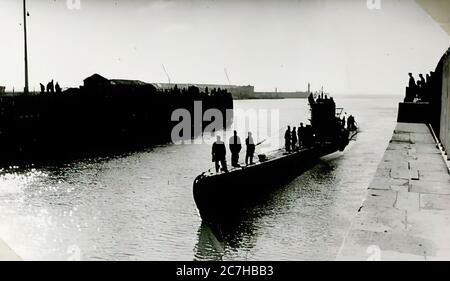 Berühmte Nazi-deutsche kleine U-Boot genannt U -BOOT Stockfoto