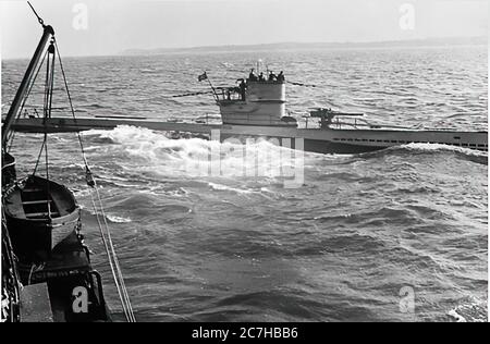 Berühmte Nazi-deutsche kleine U-Boot genannt U -BOOT Stockfoto