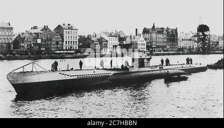 Berühmte Nazi-deutsche kleine U-Boot genannt U -BOOT Stockfoto