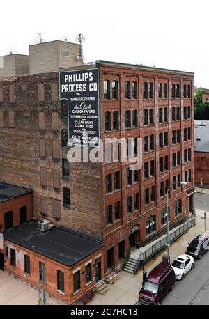 Stadtbild der Innenstadt von Rochester New York. Stockfoto