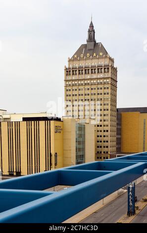 Das Kodak Camera Headquarter Gebäude im Zentrum von Rochester New York. Stockfoto