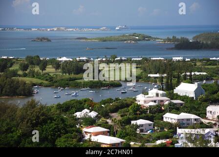 Jews Bay im wunderschönen Bermuda Stockfoto